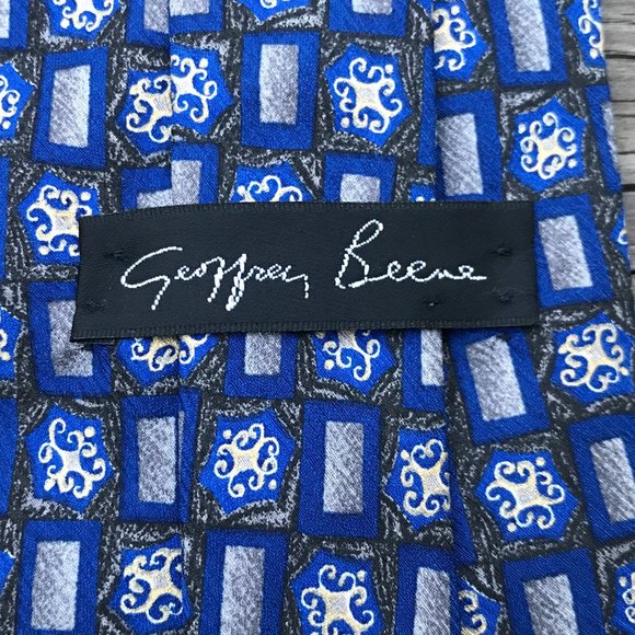 Geoffrey Beene Men Tie 100% Silk Necktie Classic T - Picture 5 of 11